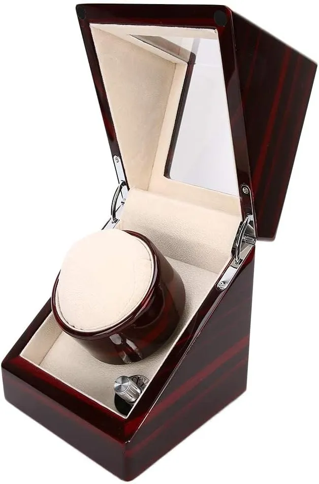 Automatic Watch Winder Box Mechanical Watch Display Storage Box for Most Wrist Watches Watch Winder Box herself presidency glimpse blanket 1 0 