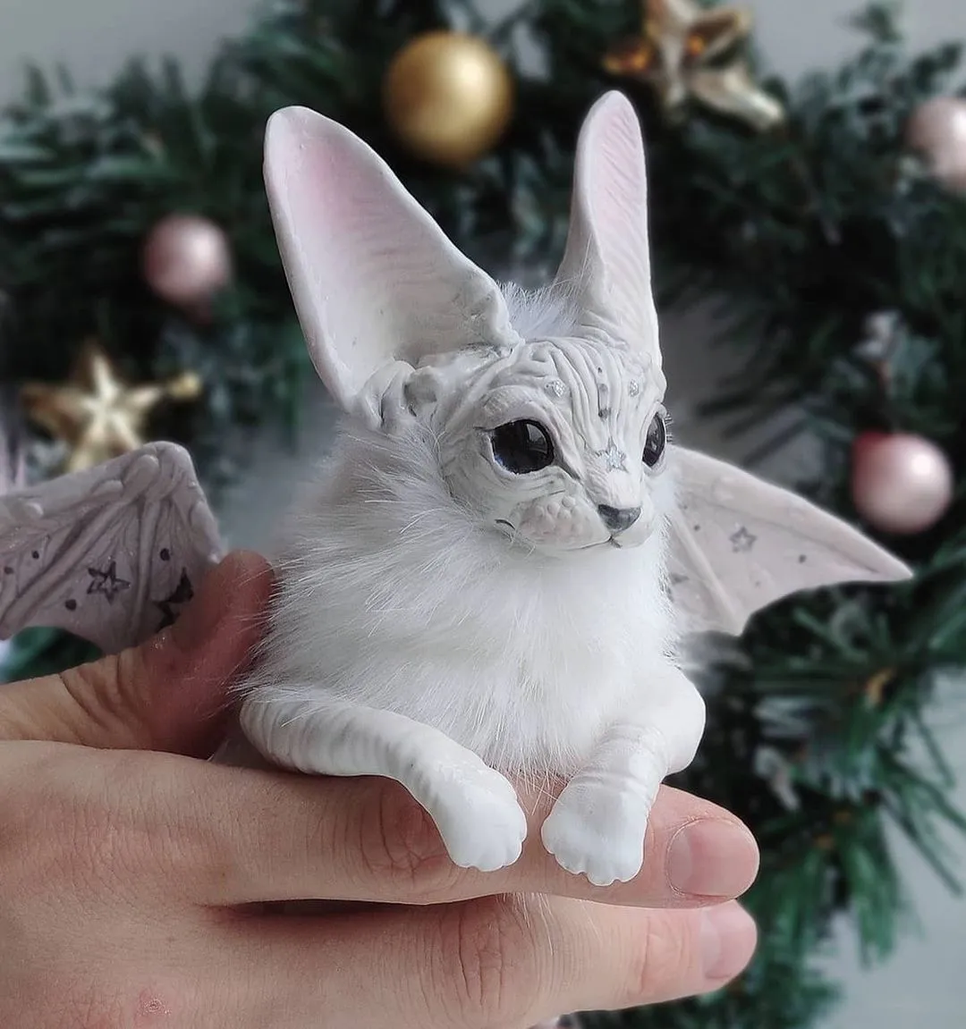 Baby batcat– Starry-white