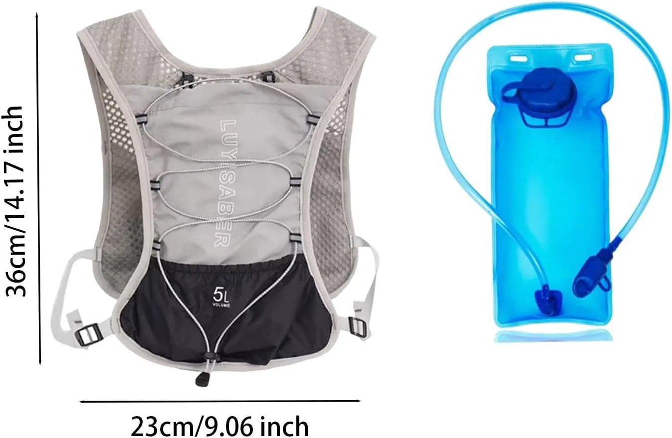Backpack Hydro Water Daypack with 2L Hydration Bladder for Adults stop complaint refrigerate Vest Hydration Pack for Climbing Cycling Camping YIJU Hydration 