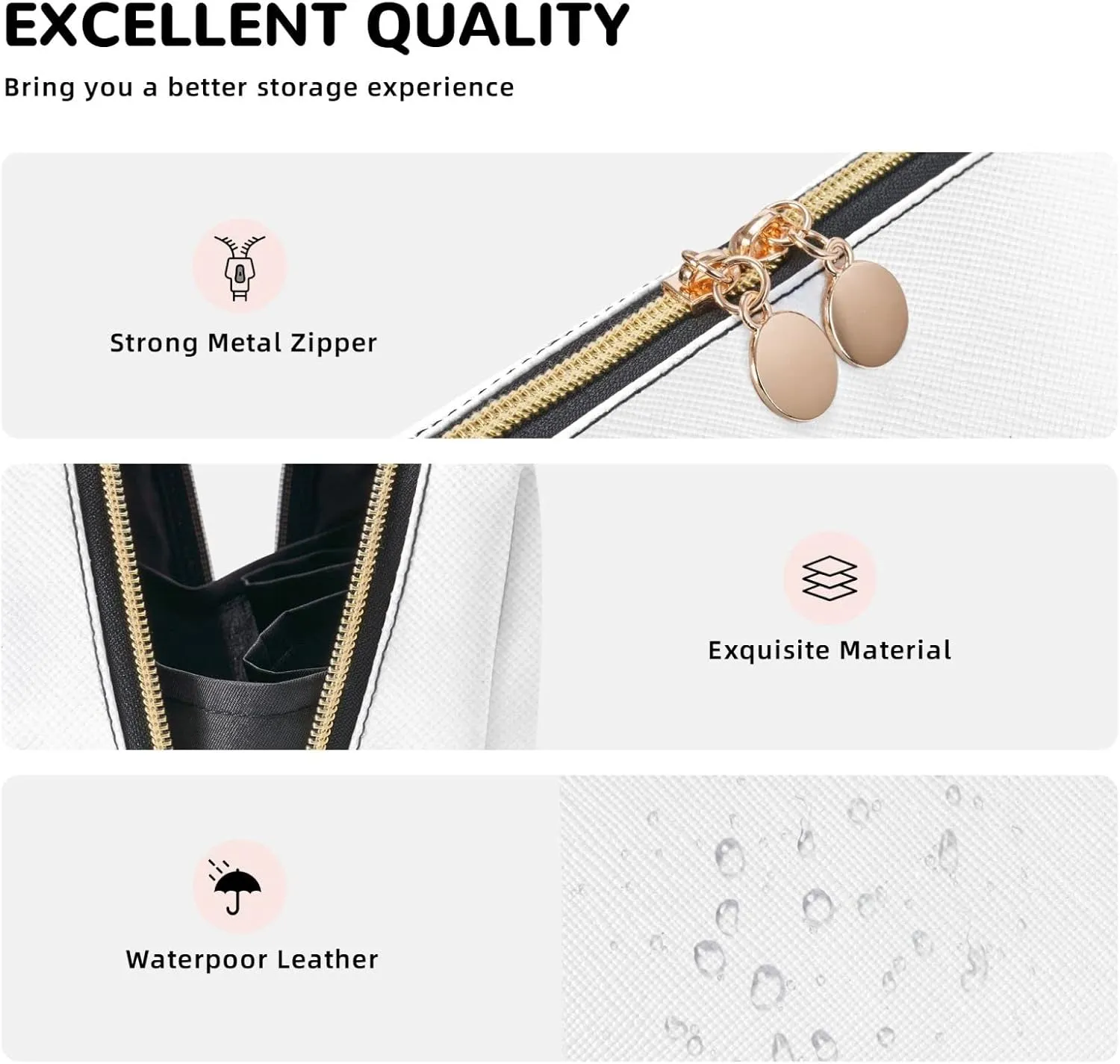 Bag,Travel colorless lys solitude census recent Cosmetic Bag Purse with Zipper,Water-resistant Makeup Organizer Bag for Women Coffee Cup and Coffee Beans Printed Small Makeup 