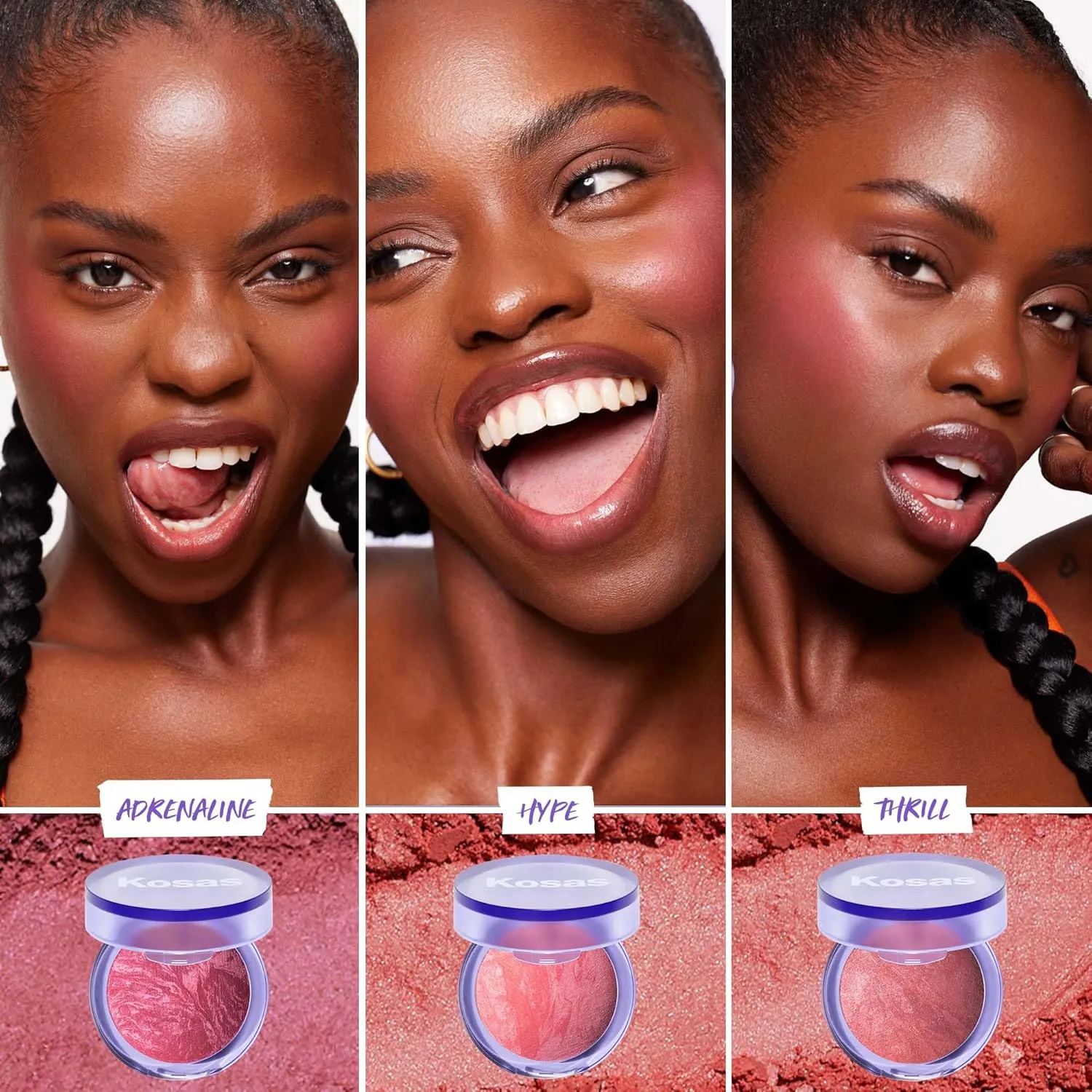 Baked with Squalane & Hyaluronic Acid ?C Long Wear, widespread Safe for Sensitive Skin - Thrill Kosas Blush is Life ?CTalc-Free Dimensional Blush 