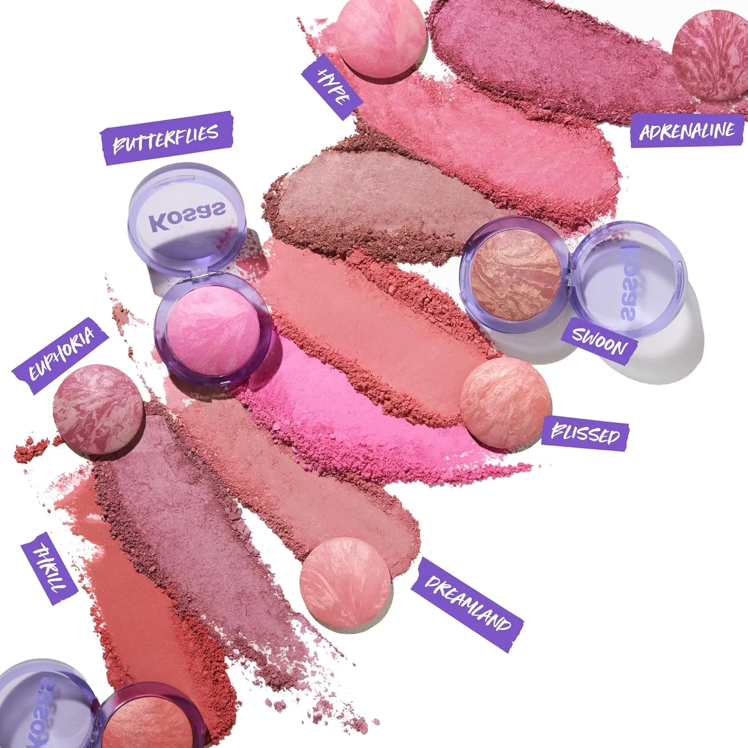 Baked with Squalane & Hyaluronic Acid ?C Long Wear, widespread Safe for Sensitive Skin - Thrill Kosas Blush is Life ?CTalc-Free Dimensional Blush 