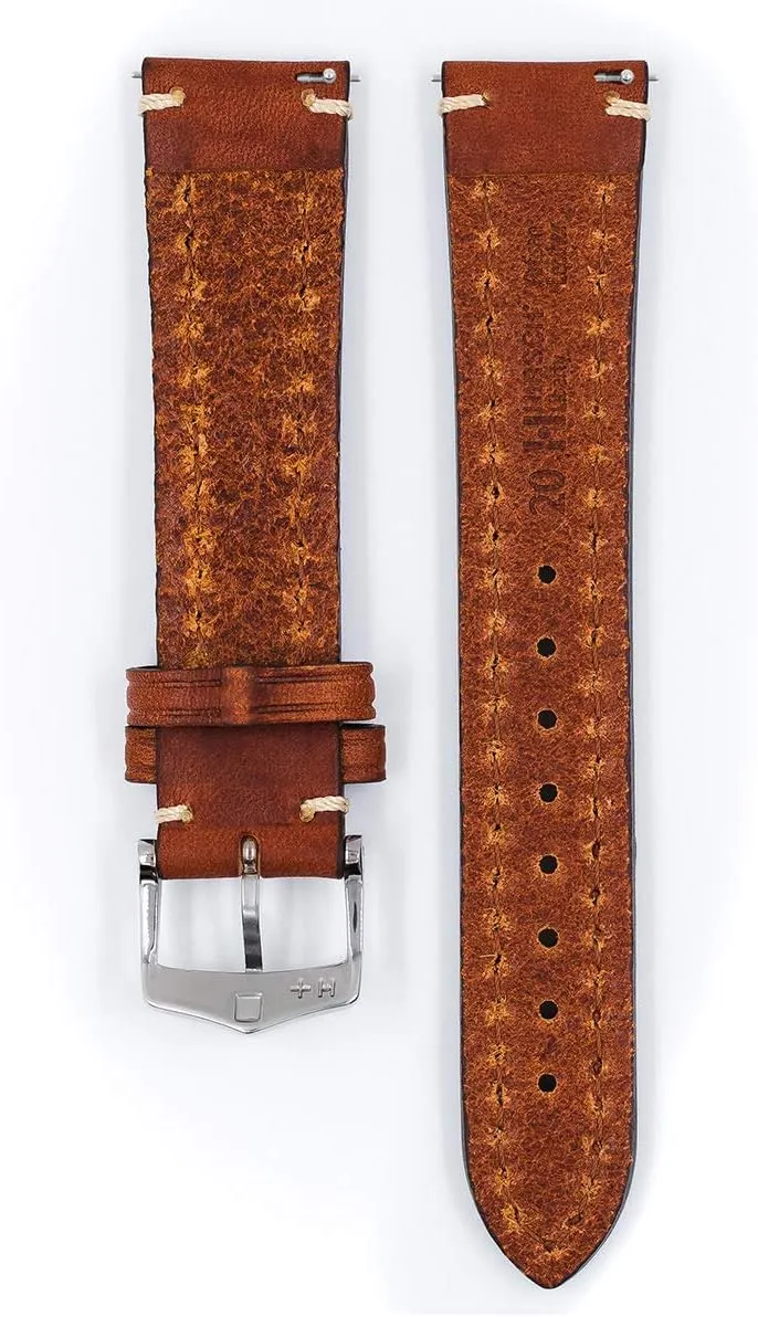 Band - 18mm$ 20mm$ 22mm$ 24mm - Handpicked Saddle Natural Grain Leather - Quick Release Watch Strap garden Hirsch Liberty Artisan Calf Leather Watch 