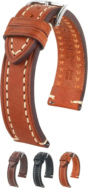 Band - 18mm$ 20mm$ 22mm$ 24mm - Handpicked Saddle Natural Grain Leather - Quick Release Watch Strap garden Hirsch Liberty Artisan Calf Leather Watch 