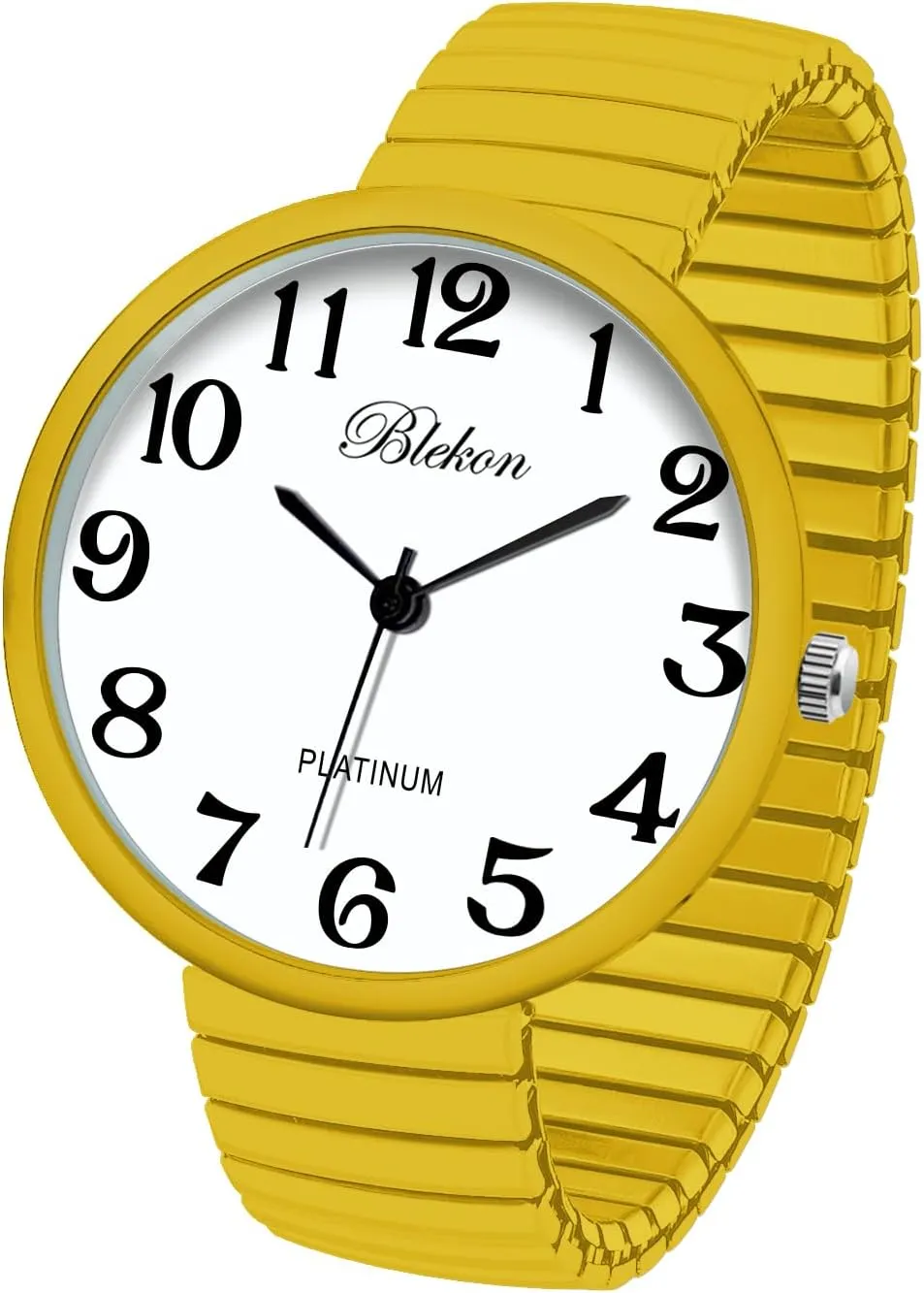 Band Japanese Movement PC21J Fashion artistically Watch Blekon Collections New Super Large Face Stretch 