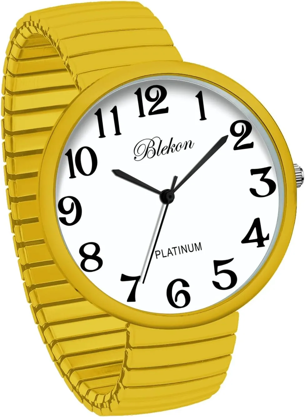 Band Japanese Movement PC21J Fashion artistically Watch Blekon Collections New Super Large Face Stretch 