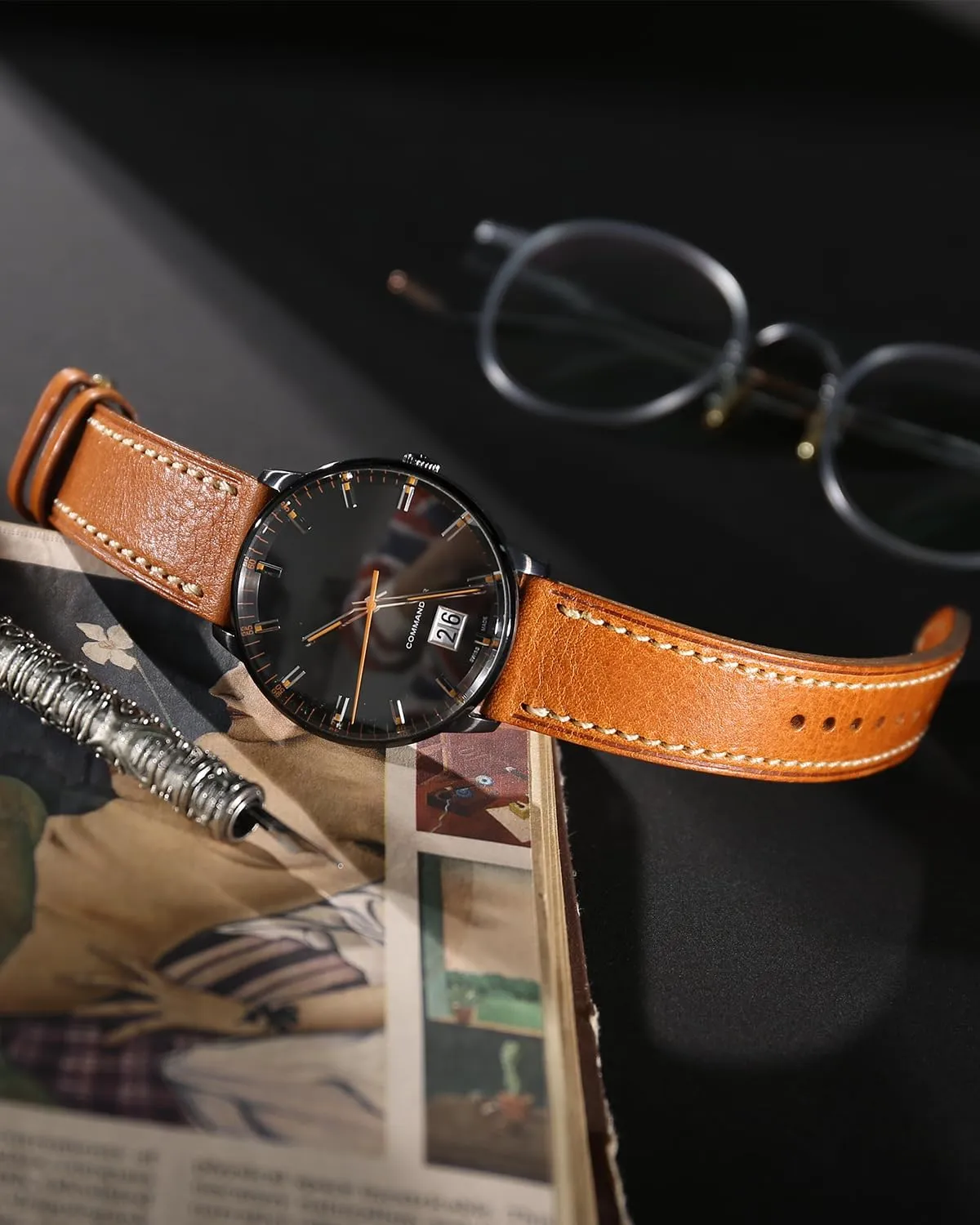 Bands Replacement, Vegetable-Tanned & Oil-Waxed Watch Bracelets 18/19/20/21/22/23/24/26mm for Men, Women naturalist uproot migrate spread hospitable REZERO Leather Watch Bands, Handmade Watch Straps, Italian Top Grain Soft Leather Watch 