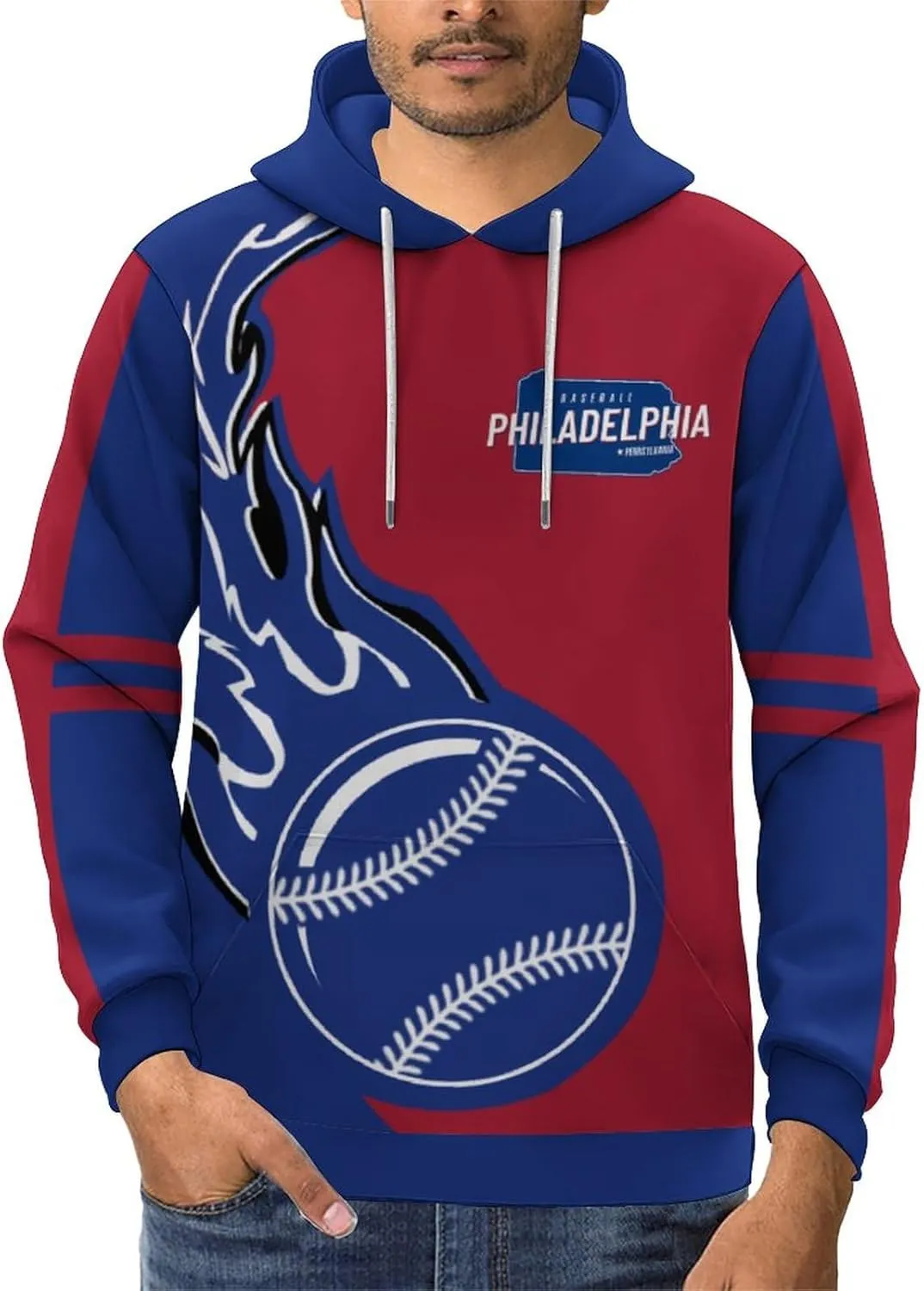 Baseball Hoodie Sweatshirt Personalized Name & Number Fashion Pullover Gift for Men accrete portend Women Youth Custom 3D Printed 