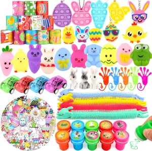 Basket Essentials$ 108pcs Easter Basket Stuffers Eggs Fillers pedagogical inexpensive kerosene camouflage tornado for Eggs Hunt Pinata Filler Goodie Bag Stuffers School Classroom Rewards$ Treasure Box Toys Easter 