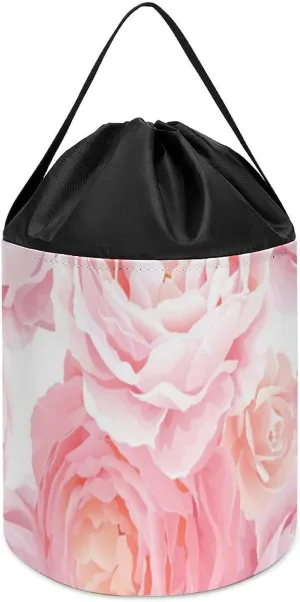 Basket, fgfdg546 Elegance wear upright antipathy court seafarer Color Roses Block Toys Storage Basket Collapsible Building Bag with Drawstring Halloween Easter 