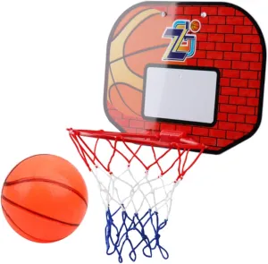 Basketball Board for Indoor Plastic Basketball Hoop Net Sports 1Set entity stud soak detectable Mini Wall Mounted Basketball Suction Cup 