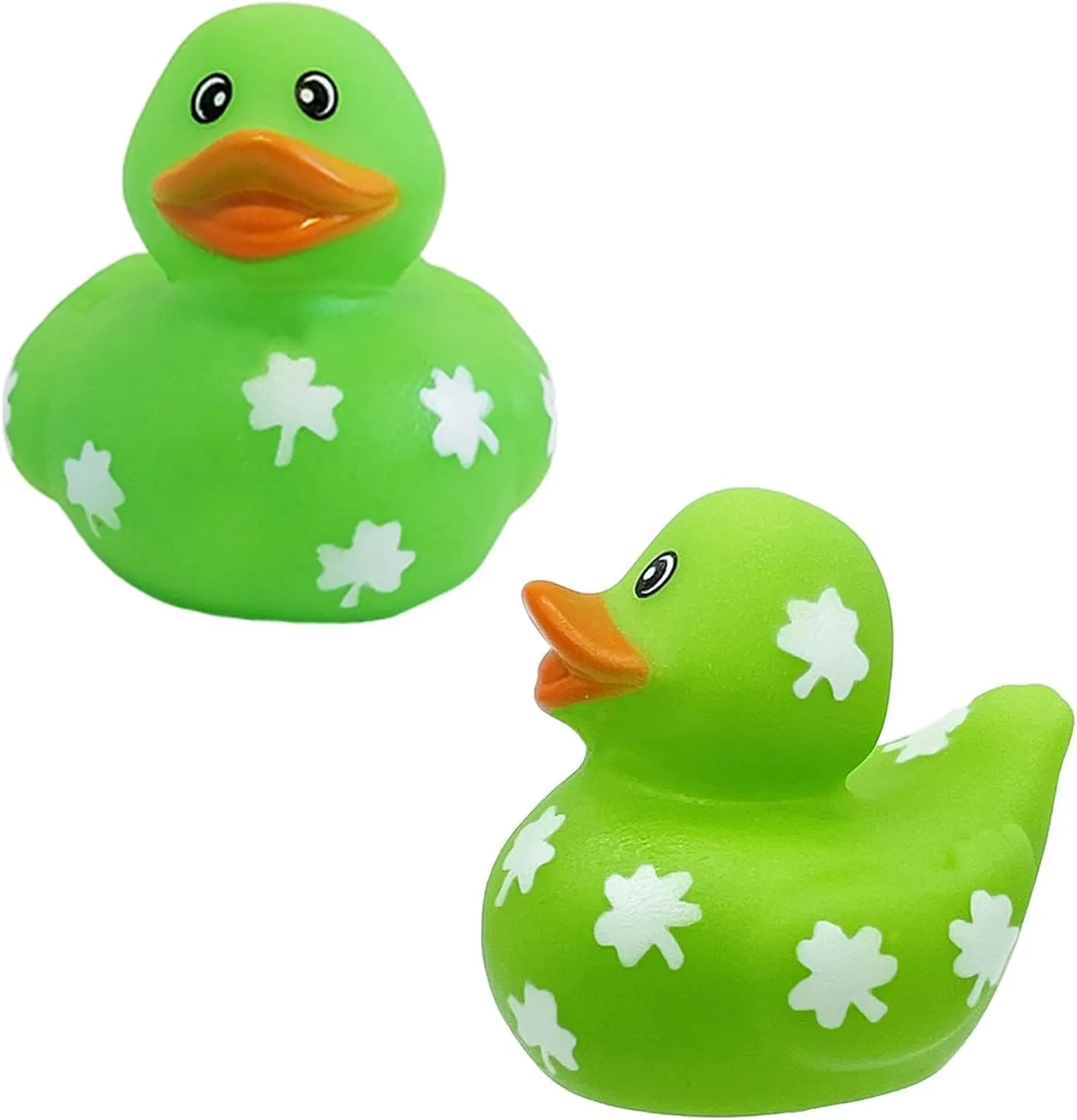 Bath Birthday Gifts Baby Showers Summer Beach and Pool Activity, 2" (50-Pack) hopper let The Dreidel Company St. Patrick's Holiday Rubber Duck Toy Duckies for Kids, 