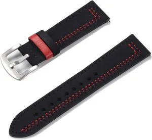 Belt 22mm 24mm Women Men Cowhide ribbon Watch Band Strap Watch Accessories Specific (Color : Philip 3, Size : 20mm) RHAIYAN Vintage Genuine Leather Watchbands Multi Colors 