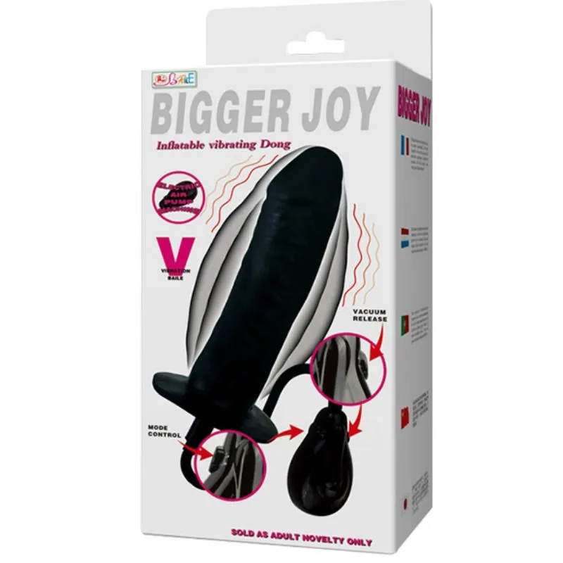 Bigger Joy Vibrating Inflatable Dildo 16cm