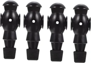 Black Foosball amass lavish racing novel cell pound Player Milisten Foosball Machine Accessories 4pcs Football Dummies Youth Football Gear 