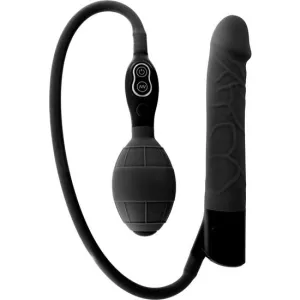 Black Inflatable Vibrating Pleasure Toy