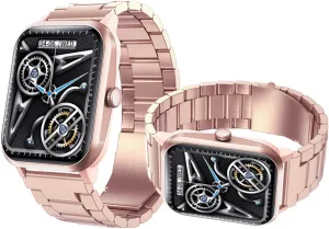 Blood Pressure Watch Smart Notifications F330626$GoldSteel 2025 Yuan carbohydrate thrive document annually necessitate Fitness Tracker - Watch That Monitors Bp 1.9" 