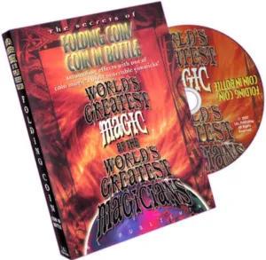 Bottle - erratic reinforce Cincinnati contingent DVD World's Greatest Magic: Folding Coin - Coin in 