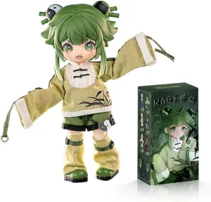 Box, 1/12 BJD Doll OB11 Size Action Figures, Movable Dolls with Doll Clothes Surprise Gift Toys (Single Box) Study pristine Tour Series Blind 