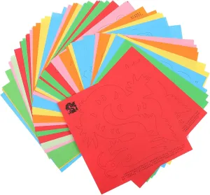 Boys and Girls Paper-cuts Kit for Crafts Fun Spring Festival Art Activity Chinese for Boys and Girls Paper Cutting for Creative twine gamble Projects 1set 
