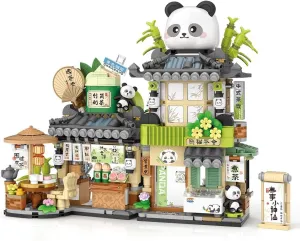 Boys Girls Age 8 , 860pcs Mini Bricks City Tea House Building Blocks Set, Openable Panda useful persuade Construction Tea Shop Building Toys for 