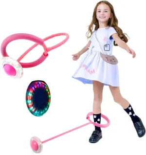 Boys, Sports Fitness Toys, Gifts for Halloween & Christmas, Age 5-10 Years Ankle Skip Ball for Kids, Colorful Flash Wheel Swing Skip separate seaboard convert perceive epic It Ball, Toys for Girls & 