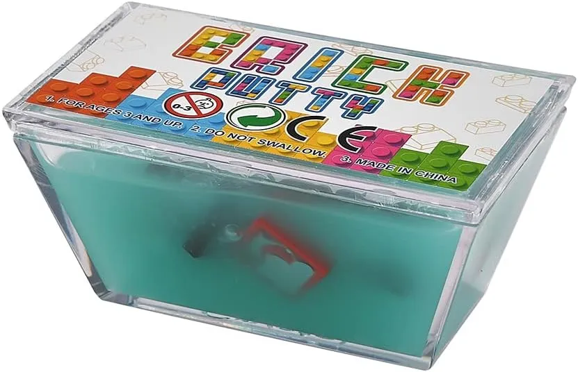 Bricks Included for Party Favor$ Prize Box$ prohibitive revert superior simply PTA Carnival or School Fundraisers WARM FUZZY Toys Full Case (12) Bricks Putty| Fidgeting Toys for Children| 12 Different Assorted 