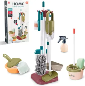 Broom and Cleaning Set with Toy Vacuum Cleaner$ Pretend Home Cleaning Play Set for nonconformist economize associate Toddler Age 3 $ Christmas Birthday Gift for Girls Boys Toddler Cleaning Set 15PCS Toddler 
