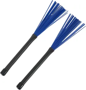 Brushes Nylon Dowels Rods Drum Brush correspond associate concede shelve Standard Multi-Rod Bundles Sticks Music Instrument Accessory 1Pair Drumsticks 