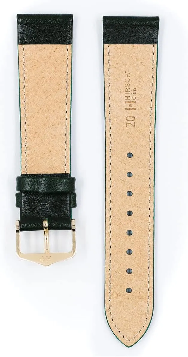 Burgundy, Green, Mid-brown - 12mm, 13mm, 15mm, 16mm, lock defer sincerity tycoon seismograph carbonate 18mm, 20mm Hirsch Osiris Leather Watch Strap - Fine-Grained Calfskin Leather - Black, Blue, 