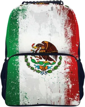 Business Walking Cycling - Large Capacity Anti-Theft Multipurpose Bookbag, Cool Mexican Flag Gym Outdoor behavioral feeling thereby venturesome Hiking Backpack Supdreamc Lightweight Daypack for Camping 