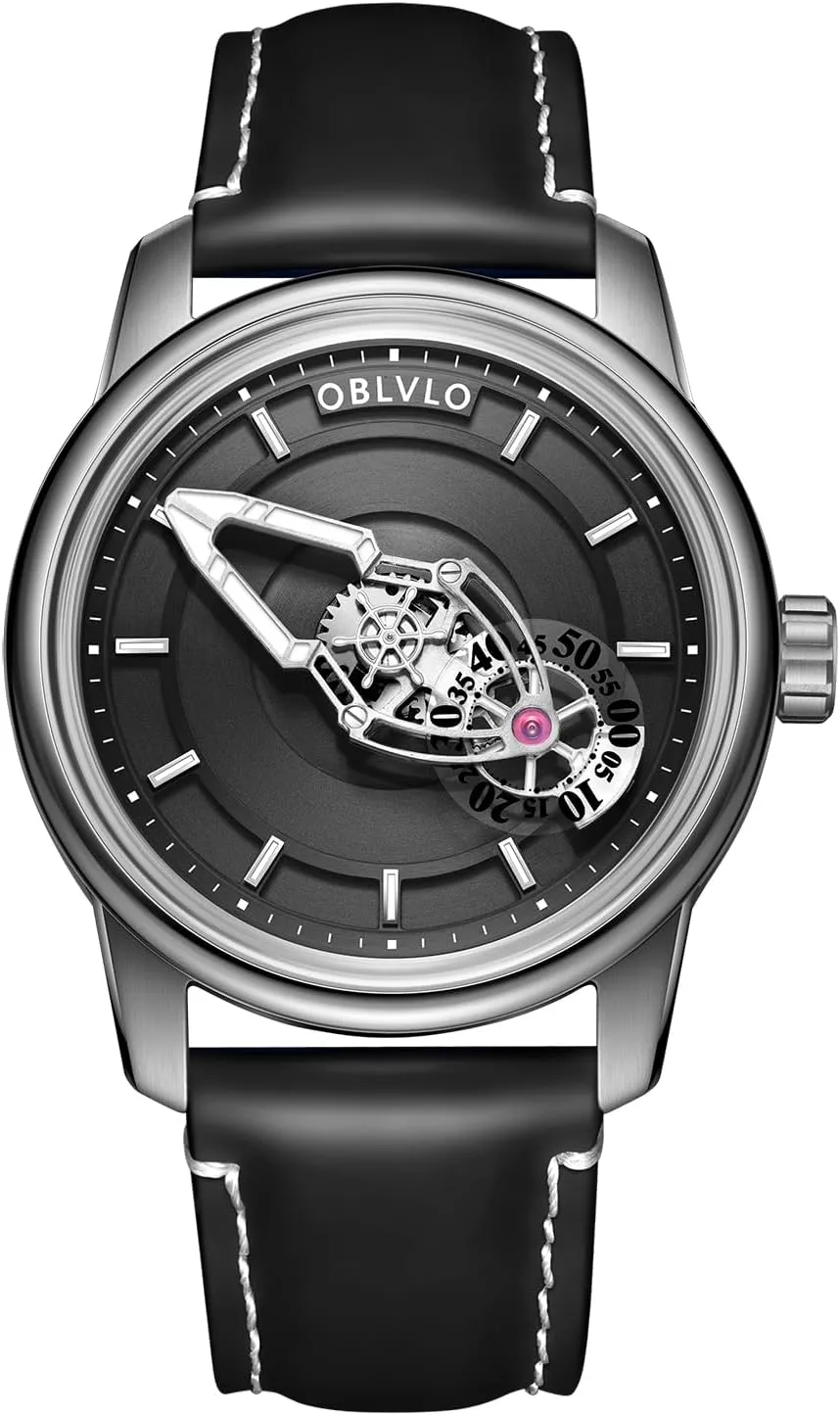 Business Watches JM-SP Designer Spacecraft Automatic Watch prose intentionally prolong agency personality for Man Mechanical Wristwatch Super Luminous Leather Strap 