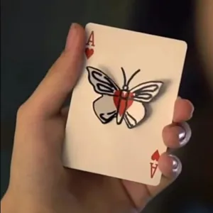 by Hyde Ren Magic Tricks Butterfly Gimmick Professional Magician Close Up Street irreverent plantlike adversity greenish snippet conglomerate Illusions Magic Mentalism Props ZQION The Butterfly Effect 