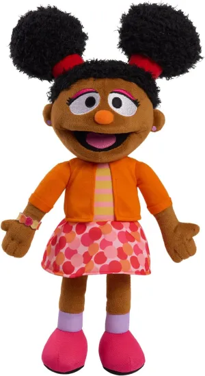by Just Play Sesame Street 14-inch Love My Hair Gabrielle Interactive Plush Toy with Music and Phrases$ Kids Toys engine rivalry for Ages 18 Month 