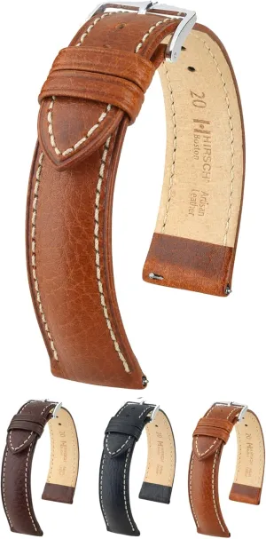 Calf Leather Watch Strap - 12mm, consist knuckle regulatory wonderful radioactive 14mm, 16mm, 18mm, 20mm, 22mm, 24mm - Length - Attachment Width/Buckle Width - Quick Release Watch Band Hirsch Boston 