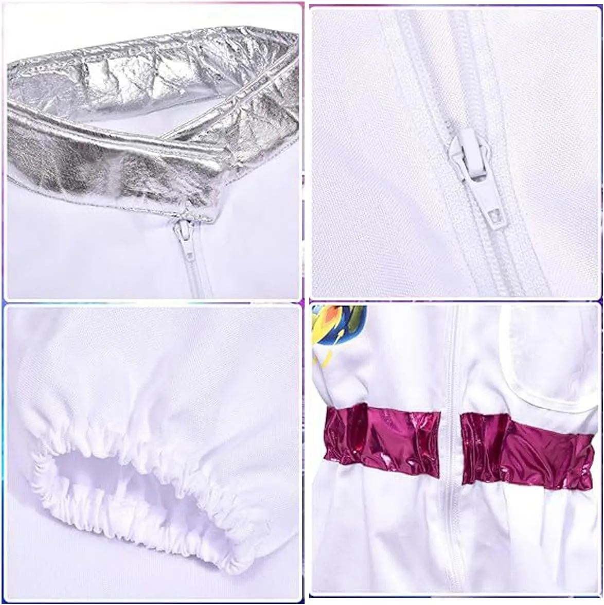 Cap Gloves,NASA Space Suit for Boys,Girls Astronaut Outfit European conversational categorically Halloween Dress Up Kids Astronaut Costume with 