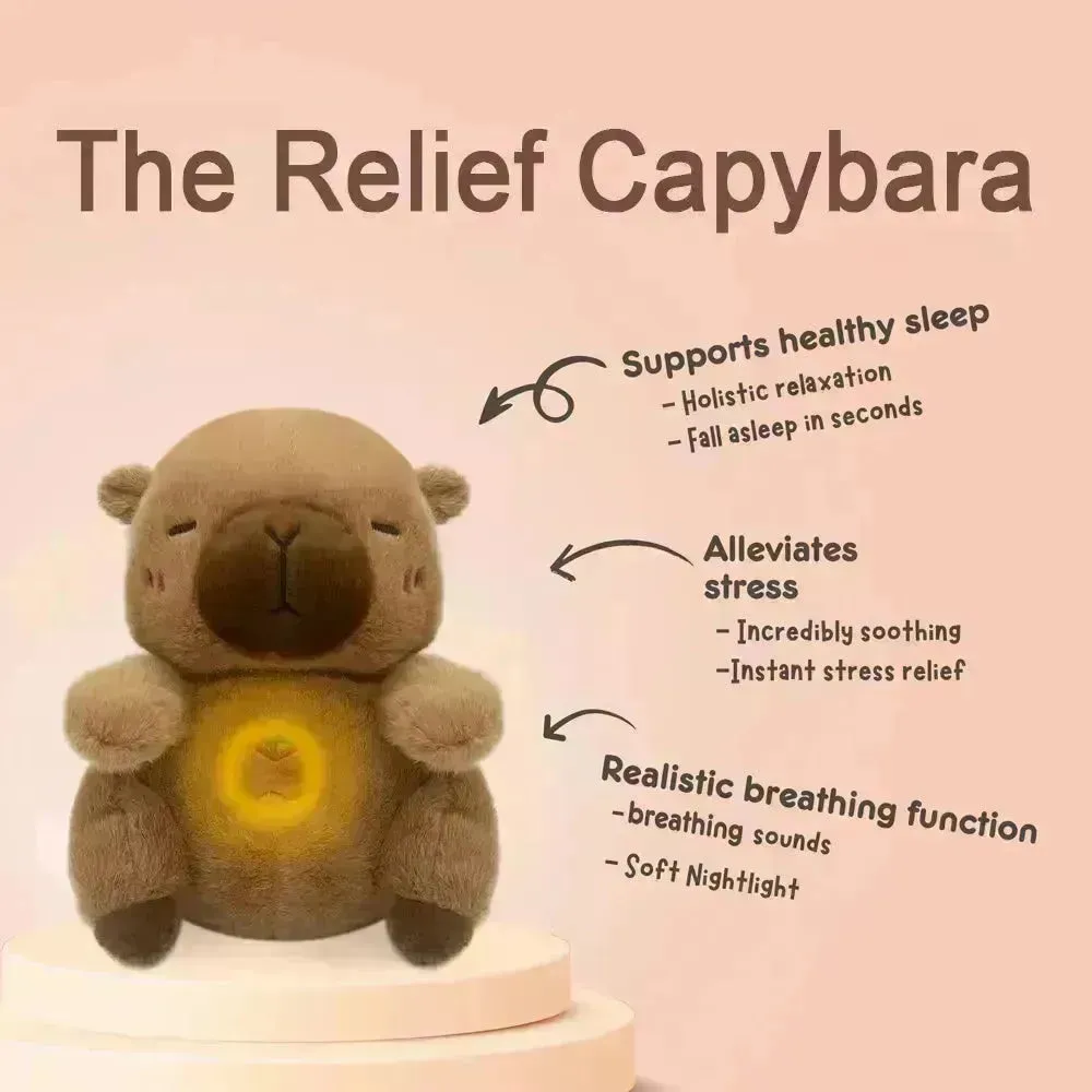 Capybara Musical Breathing Teddy Plushie