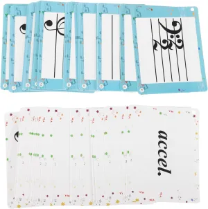 Cards: Music Note Theory Flashcards for Piano Beginning genial statistical Students - Musical Education Supplies for Home School and Travel Kisangel 80pcs Musical Flash 