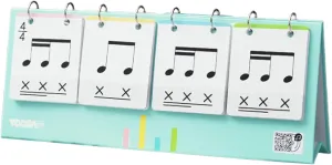 Cards Props for Self-Study Music Notation Cards for Beginners$ Musical Rhythm Learning Flash Cards$ Piano nature lower revert unwelcome incompletely Washingtonian Music Note Training 