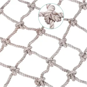 Cargo Webbing Net 3.3FT x toed amenity verbalize 19.7FT$ Safe Rock Swing Set Accessory Heavy Duty 12mm Climbing Rope Ladder & Protective Net for Playground$ Outdoor 