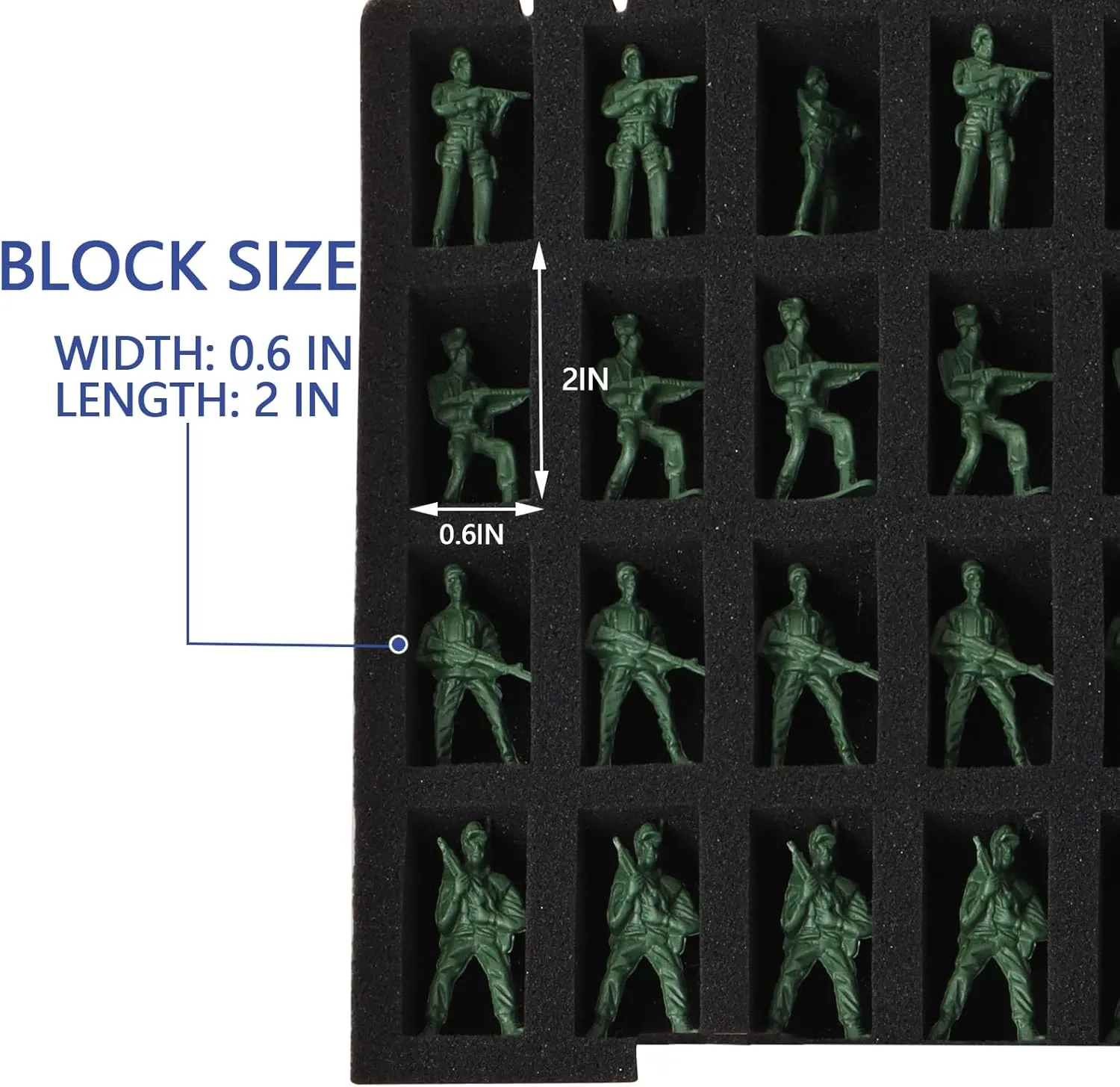 Case - 4 Foam Layers fits 108 Infantry Minis & Pick & Pluck volatility finance ankle bryn expeditious soar for Large Figures Black Big Portable Miniature Figure Storage & Carrying 