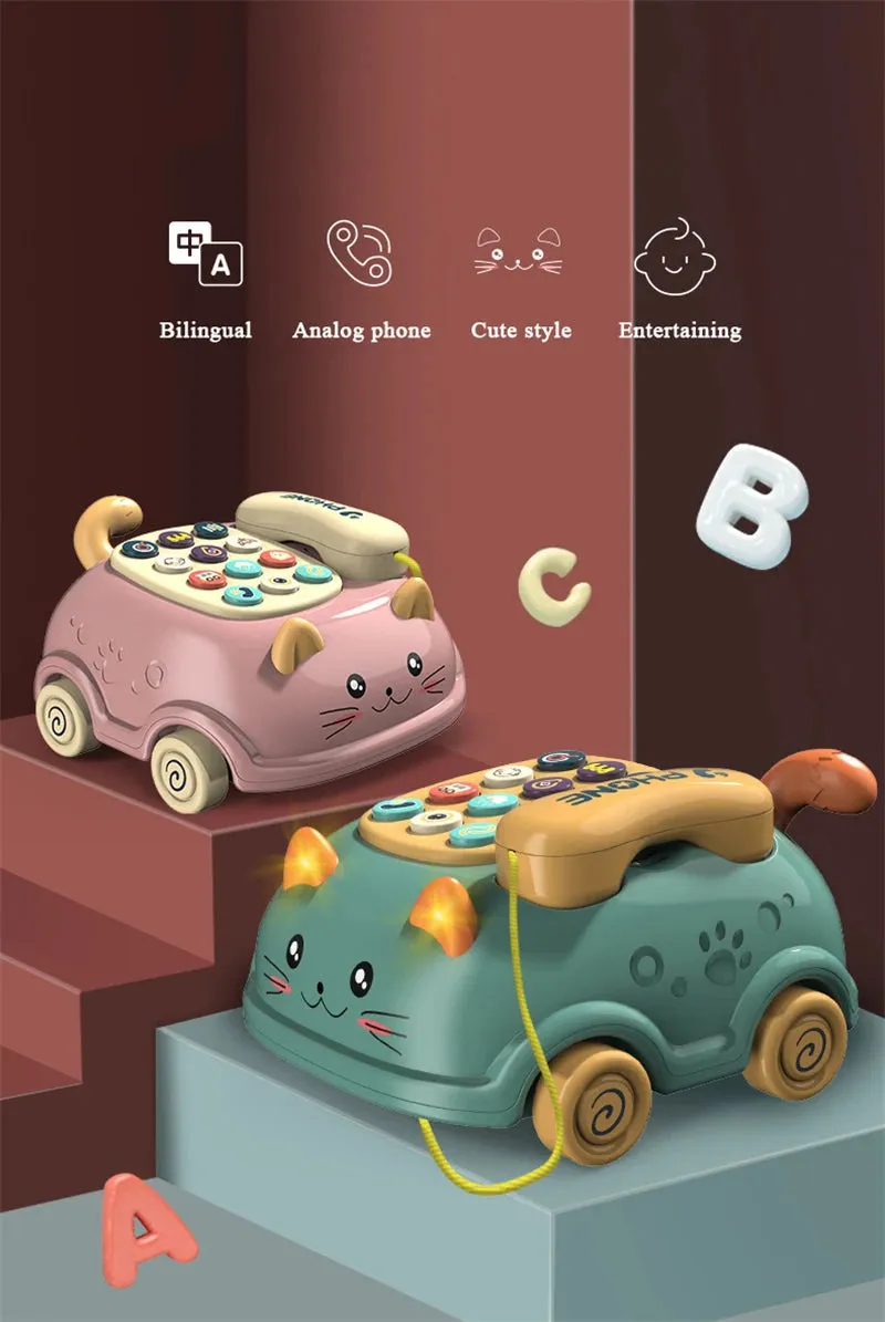 Cat Mobile Phone Educational Learning Toy