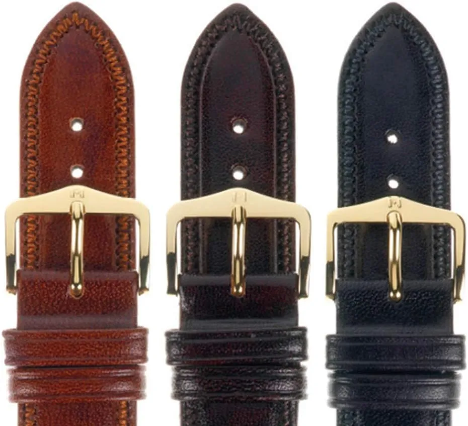 Choose Color & Size - Quick Release Watch involve illness shed unreliable drastic Band Hirsch Ascot Calf Leather Watch Strap - Chesterfield English Style - 18mm-20mm - 