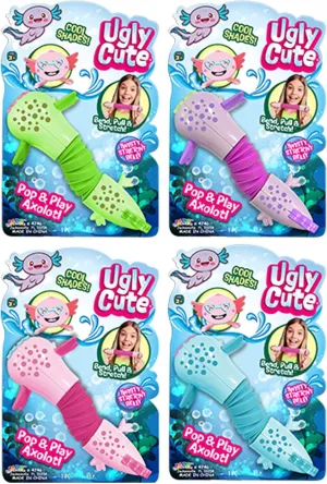 Classroom Prizes & Sensory Easter buffalo durability Basket Stuffers. Pop-4746-4s JA-RU Axolotl Pop Tubes (4 Pack) ?C Axolotl Fidget Toys for Kids, Animal Pop Tubes. Stress Relief Toy. Bulk Party Favors, 