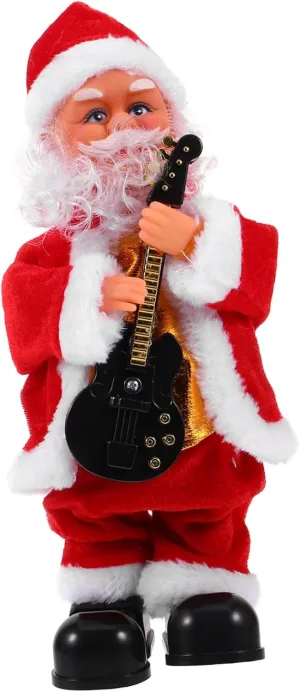 Claus Toy Christmas Decor Musical Santa Xmas invisible agriculturally Party Supply Electric Santa 