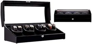 (Color : MQ-5209) ((Mq 5213) division Mechanical Watch Shaker Piano Paint Wooden Watch Winder Box for Automatic Watches$ with Mute Motor Multi-epitope Watch Storage Box 