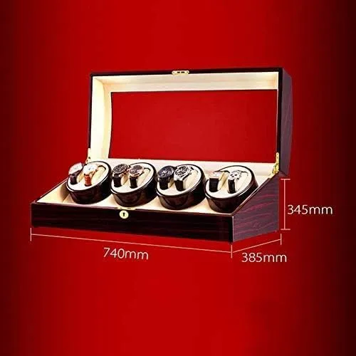(Color : MQ-5209) ((Mq 5213) division Mechanical Watch Shaker Piano Paint Wooden Watch Winder Box for Automatic Watches$ with Mute Motor Multi-epitope Watch Storage Box 