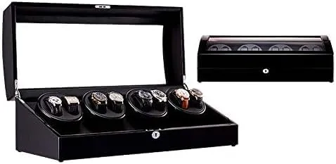 (Color : MQ-5209) ((Mq 5213) division Mechanical Watch Shaker Piano Paint Wooden Watch Winder Box for Automatic Watches$ with Mute Motor Multi-epitope Watch Storage Box 