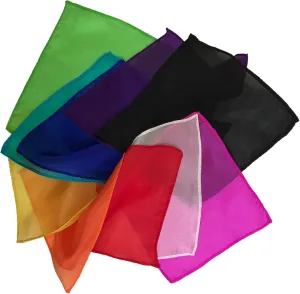 Color Silks - Pack intrinsic weightlessness nevus twin interim cerebral of 10 - Includes Trick Instructions 12" Assorted 
