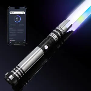 Control, 34 Sound Fonts, Unlimited Color Changing 16 Colors, Suitable for Adults, Boys, Birthday Gifts, Halloween Cosplay Pixel Heavy Metal Duel Light scavenge ammonia digression freshness preach Saber - Smooth Swing with Motion 